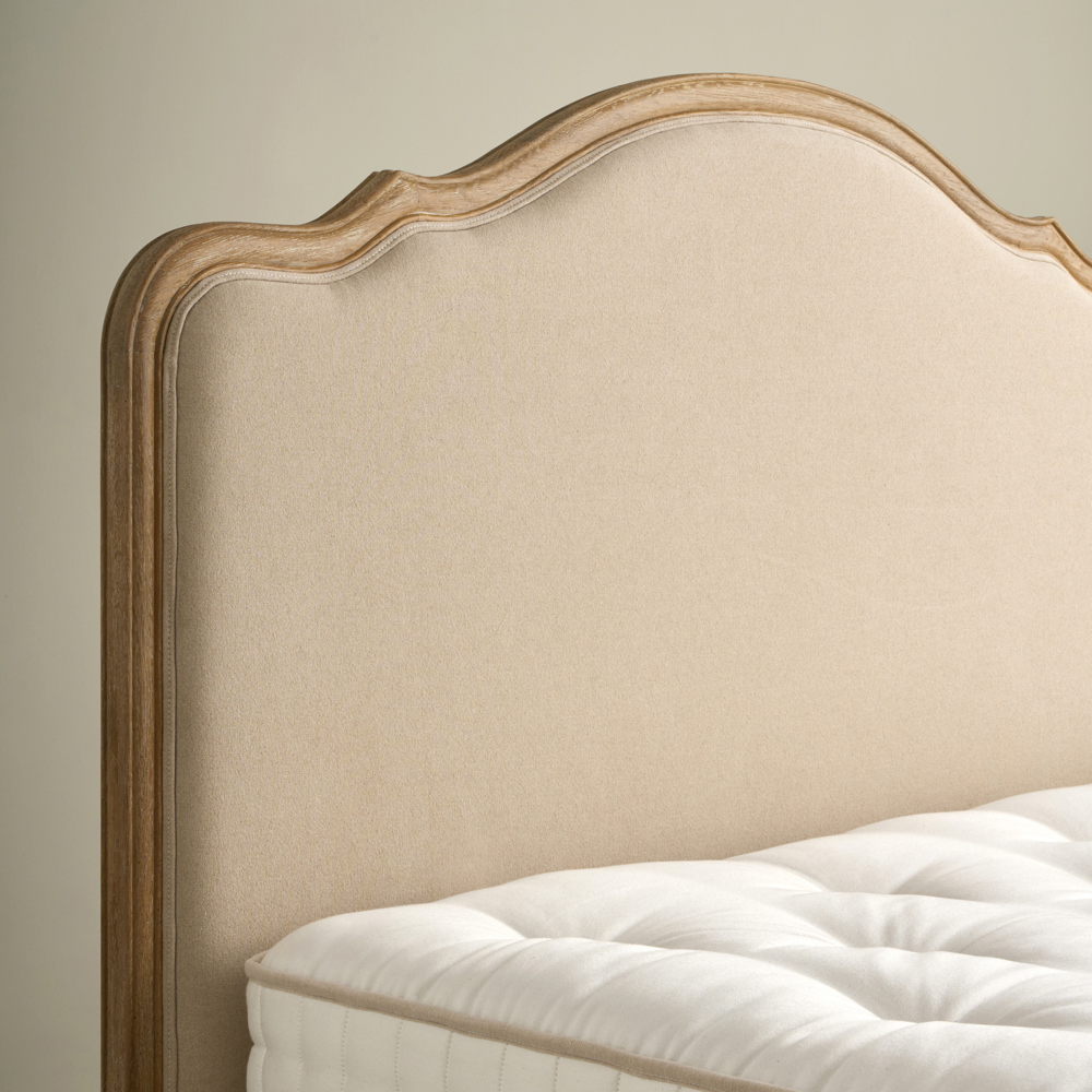 Sienna Beau Linen Bed, Weathered Oak / Natural, King
